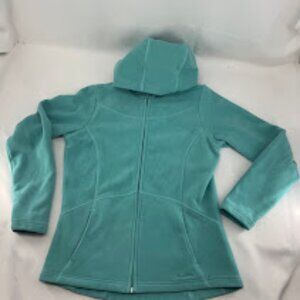 Mondetta Teal Jacket Jip up Womens Size S Fleece